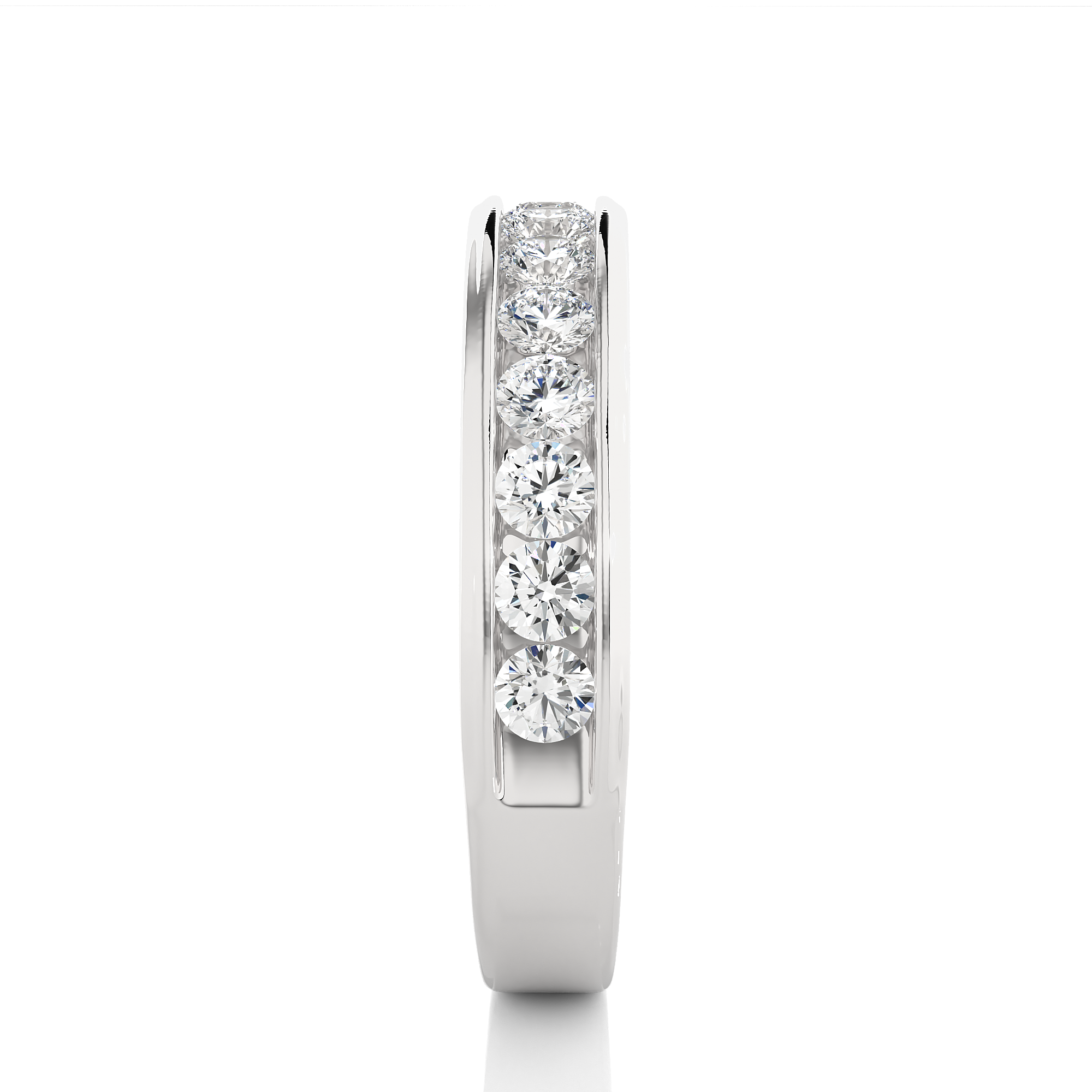0.92 Carat H Color VS1 Clarity Diamond Studded Natural Diamond Ring.